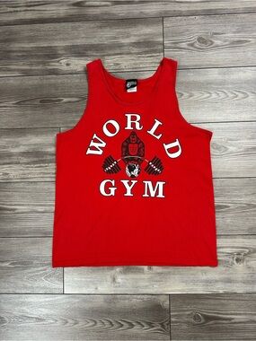 Vintage Y2K World Gym Tank Top